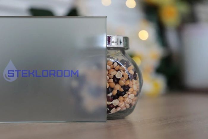 Обычное матовое стекло